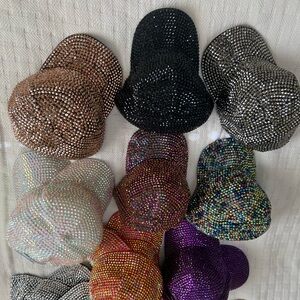 Sparkling crystal/Rhinestone Caps - Multi-Color Collection